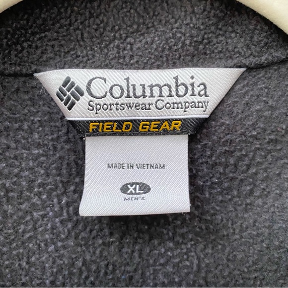 Columbia Field Gear Gray Full Zip Fleece Jacket Mens Size XL - Picture 3 of 5